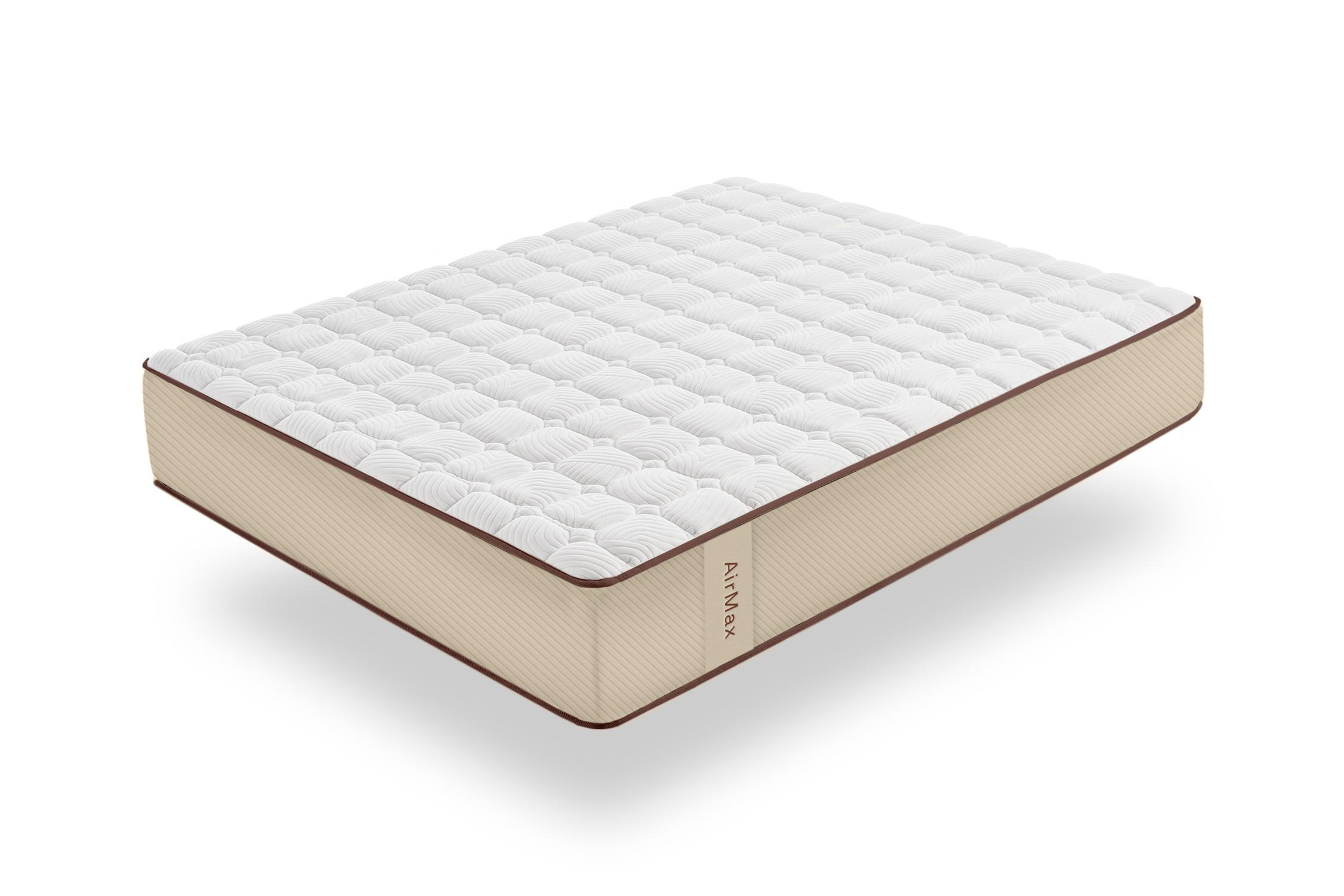 MATRATZE Air Max Braun 21 cm - 160X200 cm - Beige, Textil (160/200cm) - Moonia