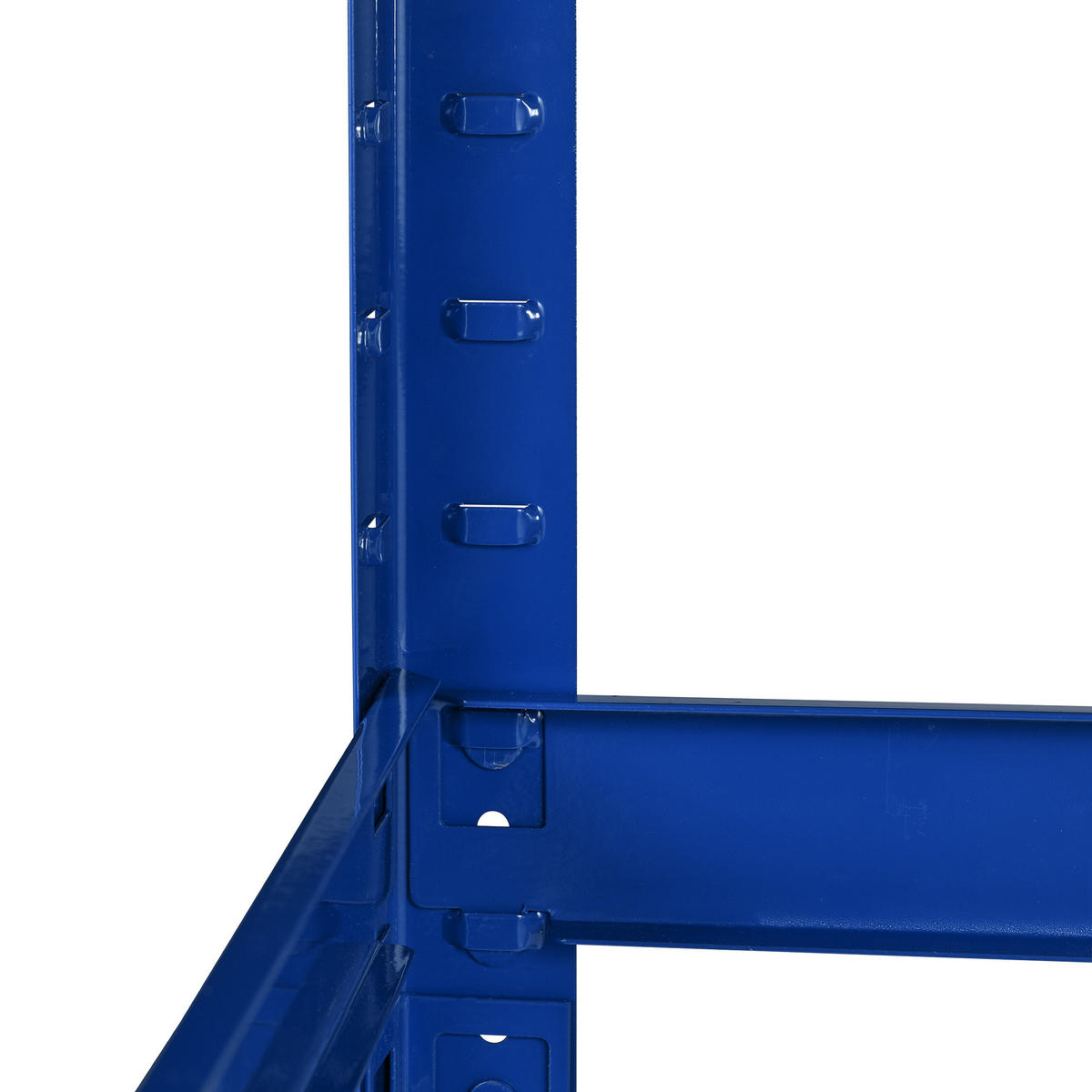 REIFENREGAL - Blau, Holzwerkstoff/Kunststoff (120/180/40cm) - Relaxdays