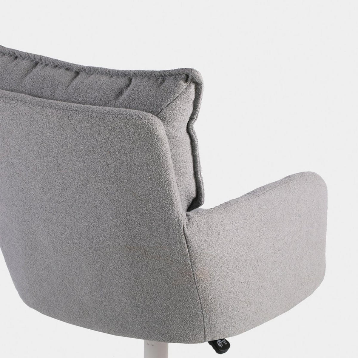 SCHREIBTISCHSTUHL Koen Grau 59 cm x 89-97 cm - Grau, Metall (59/89/63cm)