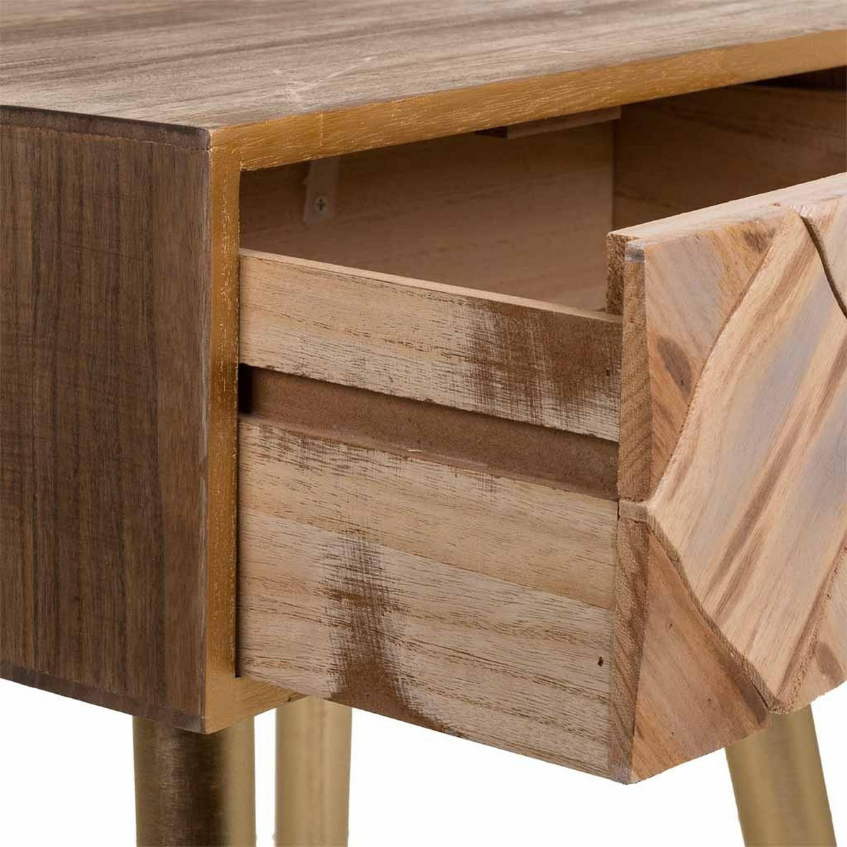 NACHTTISCH aus Holz, braun, 45x34x67cm - Braun, Holz (45/67/34cm) - Wanderlust