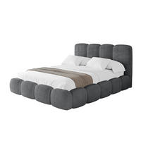 POLSTERBETT mit Bettkasten und Lattenrost, Boxbett ohne Matratze - KALA 160x200 Dunkelgrau - Anthrazit, Holzwerkstoff/Textil (160/200cm) - ALTDECOR