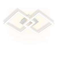 LED-DECKENLEUCHTE Theseus 47/29.5/6cm - Weiß, Metall (47/29.5/6cm) - ZMH