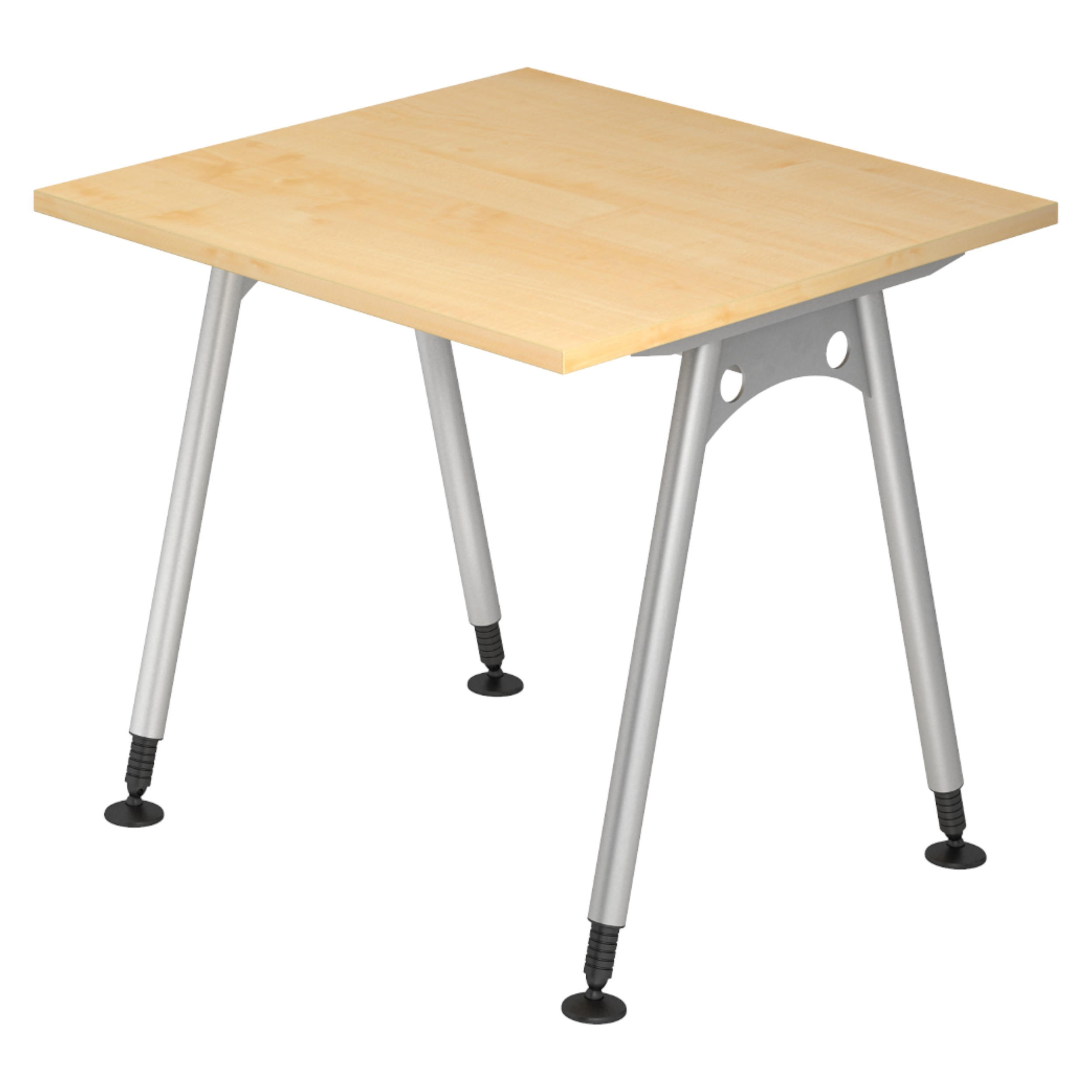 SCHREIBTISCH Serie-A 80/80/74 cm in Ahornfarben - Ahornfarben, Holzwerkstoff (80/80/74cm) - bümö