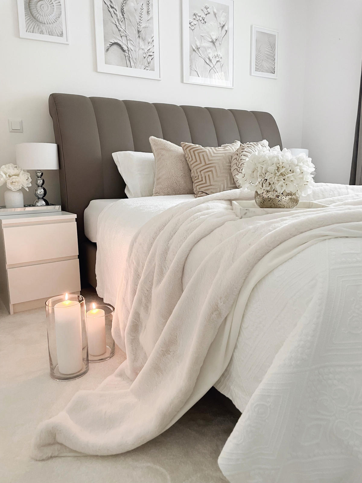 DEKA Krémově bílá Chaab 200/220 cm - ecru, textil (200/220cm) - Beliani