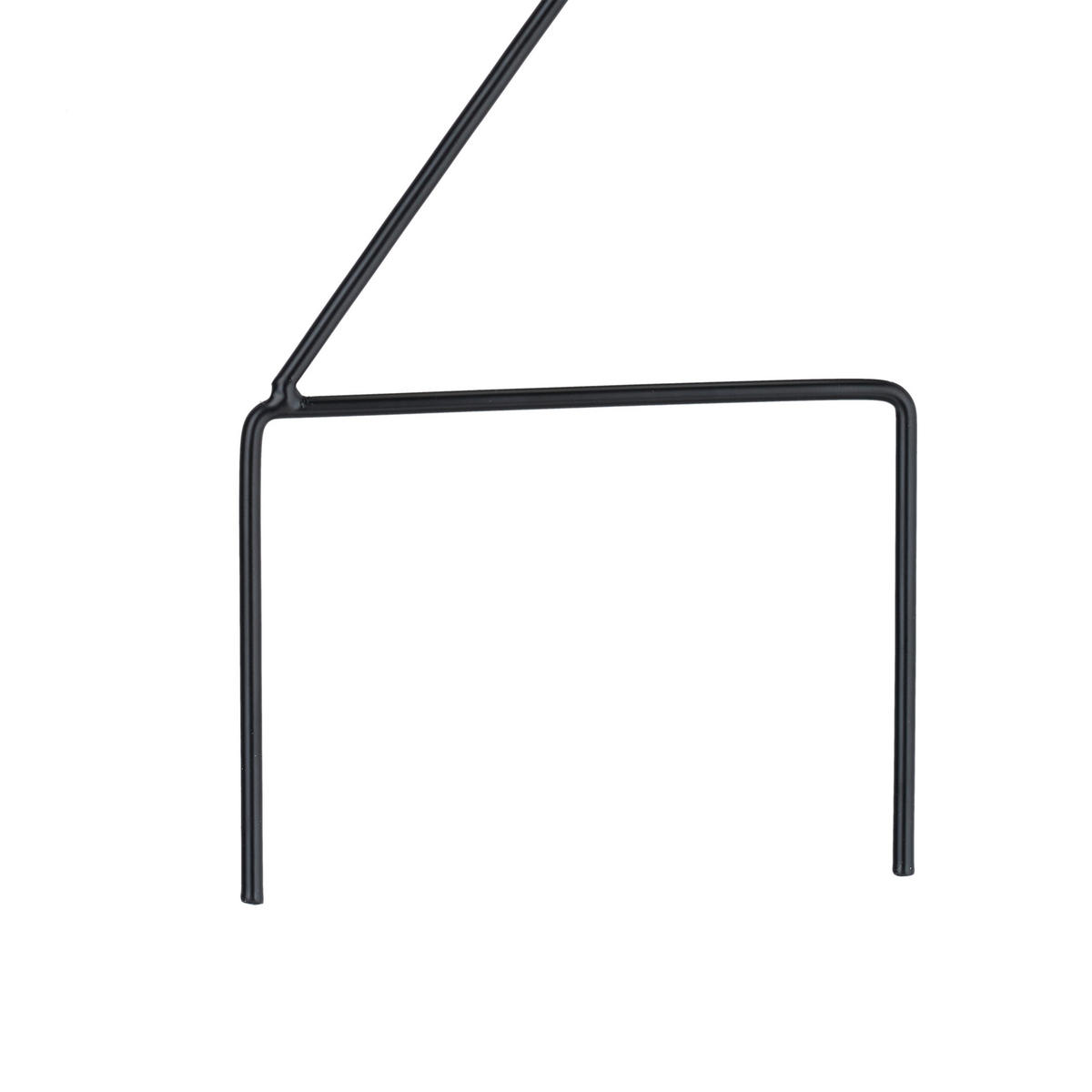 4XRANKHILFE - Schwarz, Kunststoff/Metall (14/49/0.5cm) - Relaxdays