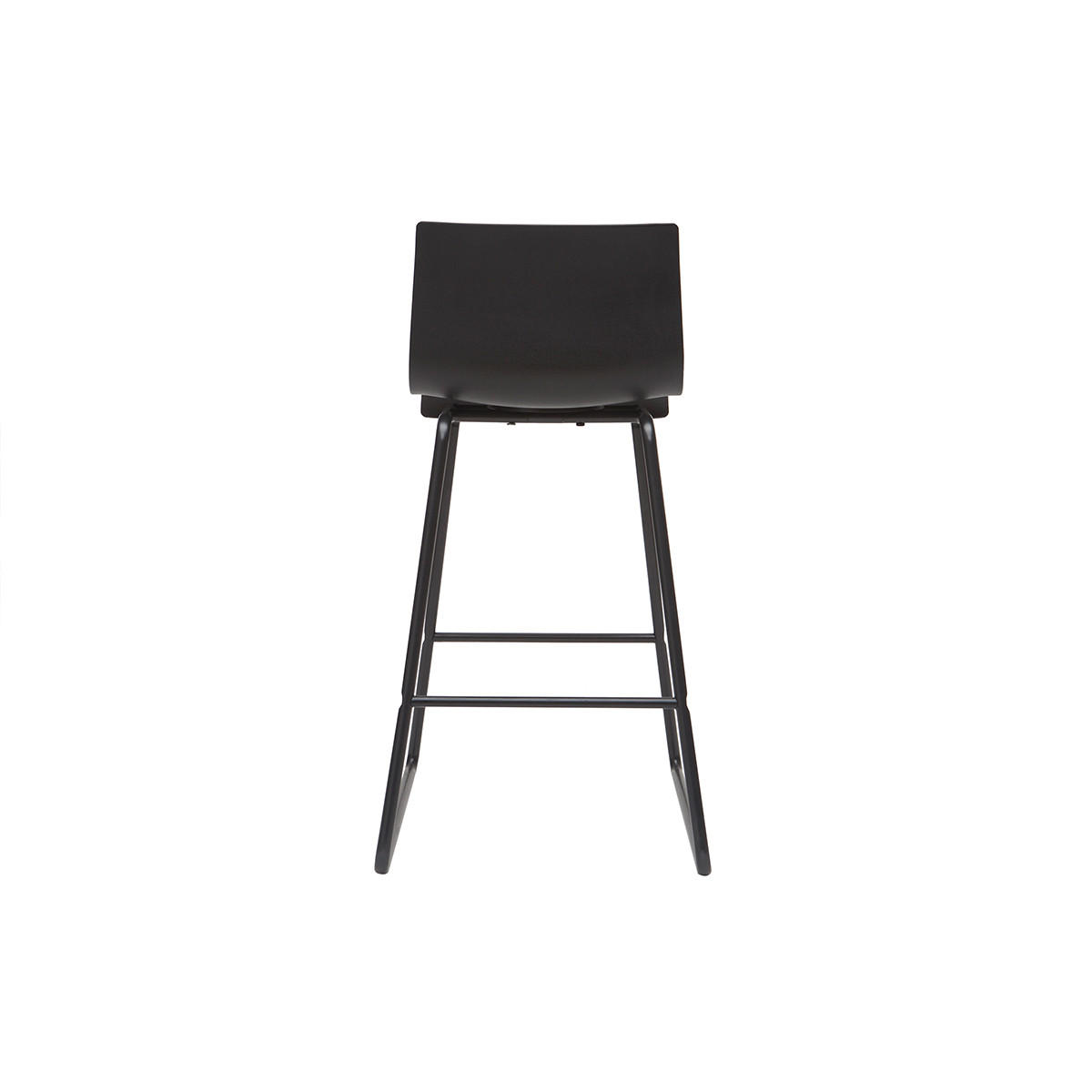 BARHOCKER Design Schwarz H65 ONA - Schwarz, Kunststoff (55/89/47cm) - Miliboo