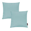 KISSENHÜLLE 2er Set Fino uni 40/40 cm - Mintgrün, Textil (40/40cm) - Magma Heimtexx