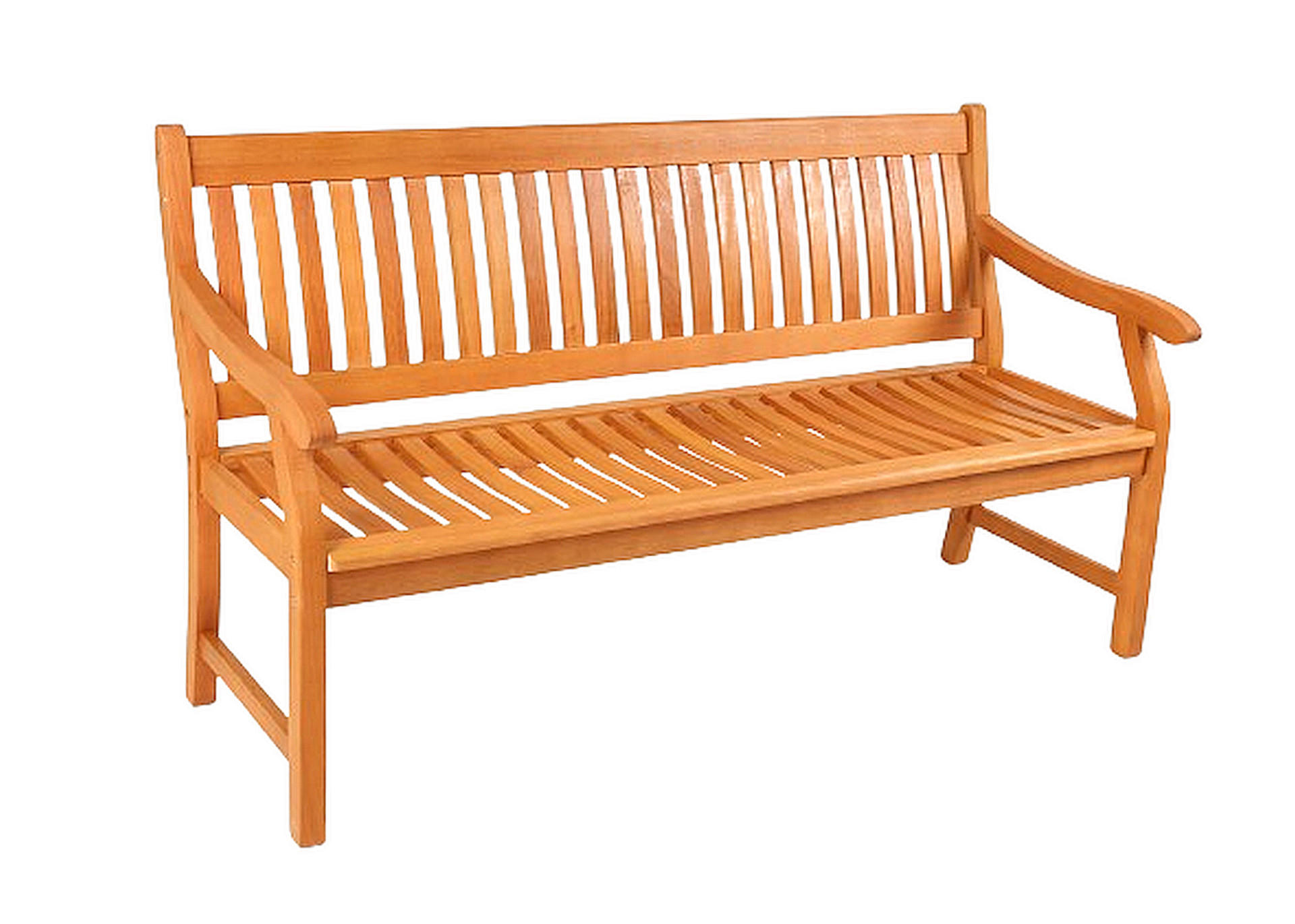 GARTENBANK New Jersey 3-Sitzer - Braun, Holz (68/90/158cm) - Sedex