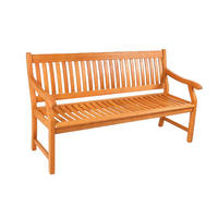 GARTENBANK New Jersey 3-Sitzer - Braun, Holz (68/90/158cm) - Sedex