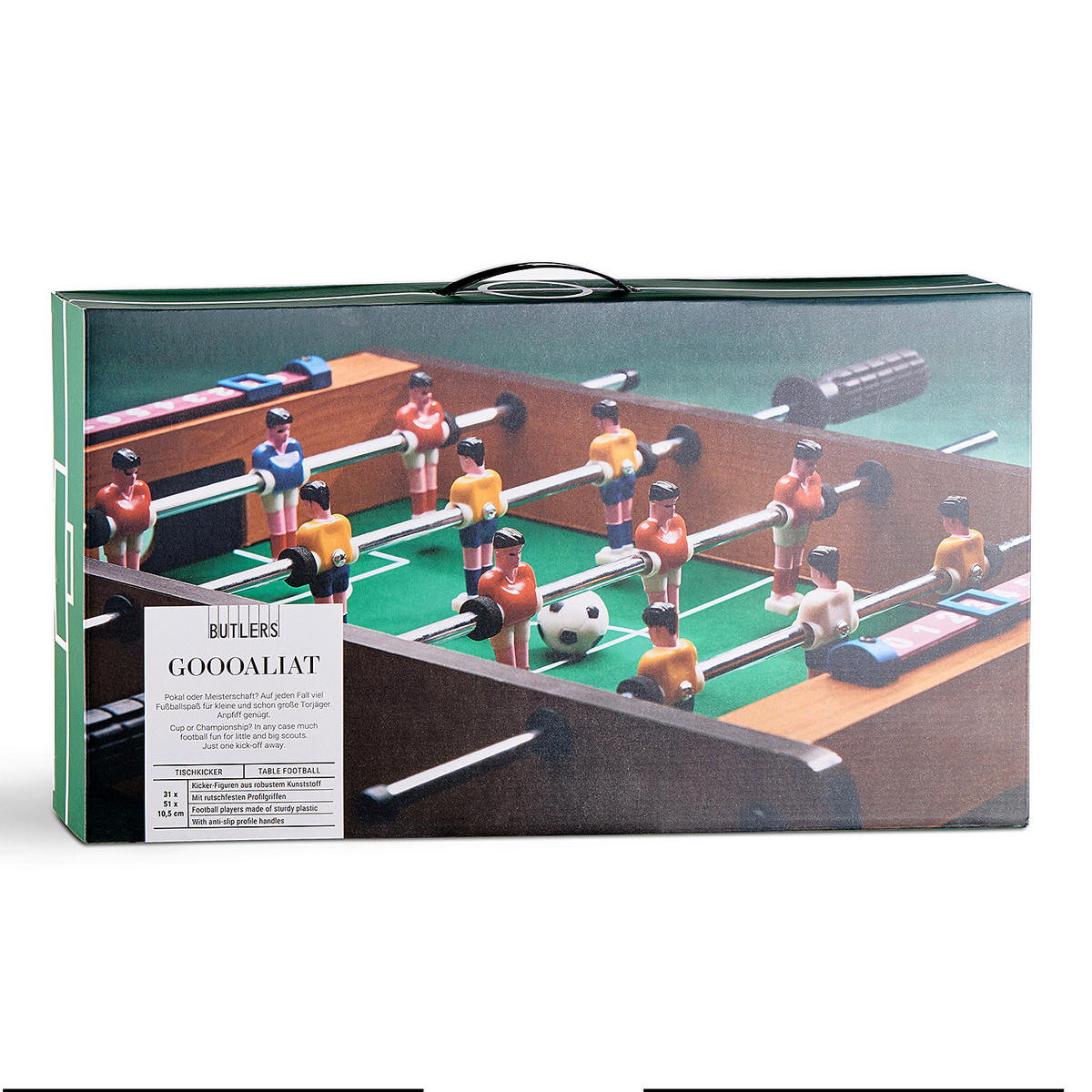 TISCHKICKER Goooaliat - Multicolor, Holzwerkstoff (51/31cm) - Butlers