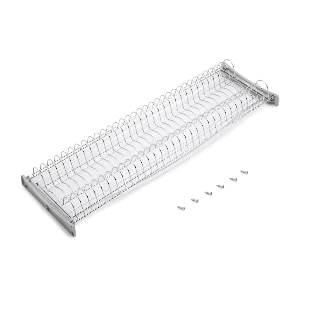 ABTROPFGESTELL Suprastar für hohe Module, 900, Stahl, Verchromt - Chromfarben, Metall (27.2/10/87cm) - EMUCA