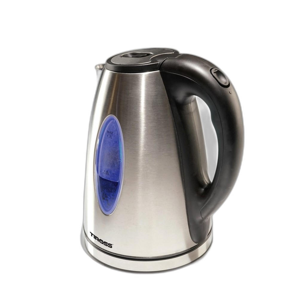 WASSERKOCHER ELEKTRISCH Silber 16/16/25 cm TS1361 - Silberfarben, Metall (16/25/16cm) - Tiross 
