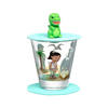 KINDERBECHERSET Bambini Avventura Dino 215 ml - Grün, Glas (0.215L) - Leonardo Living