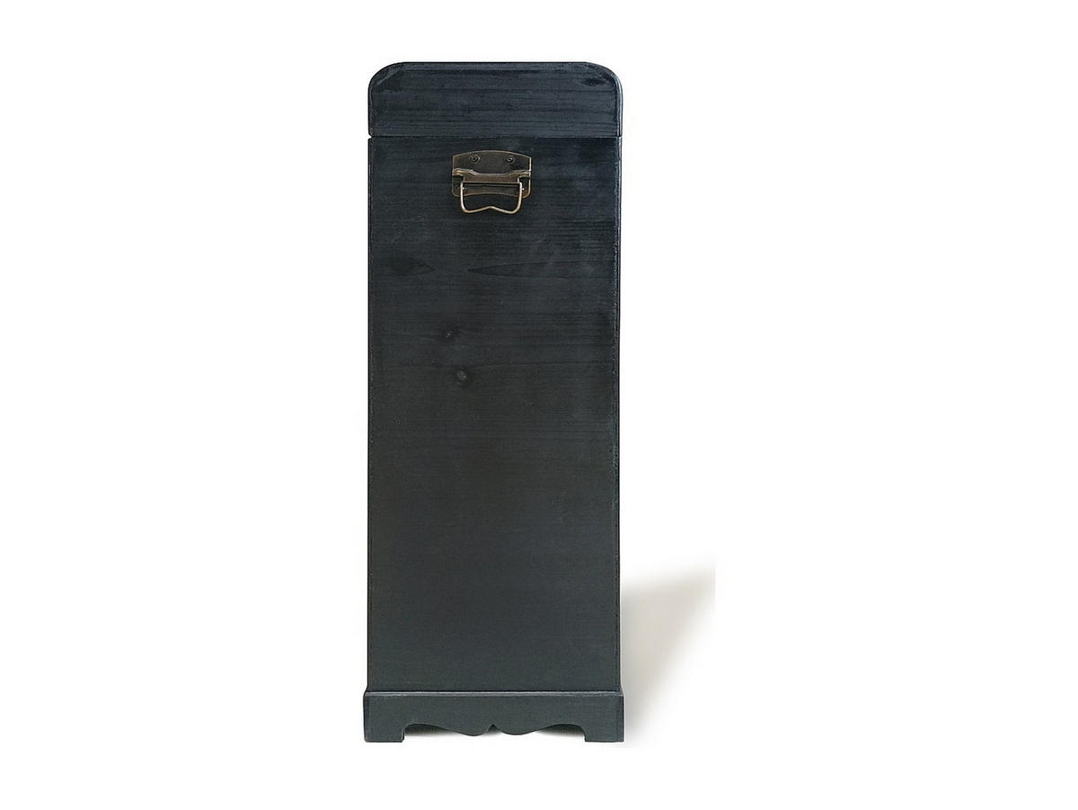 WEINREGAL - 43 cm x 29.5 cm - holz - schwarz Cavina - Schwarz, Holz (43/100/29.5cm) - Vente-Unique
