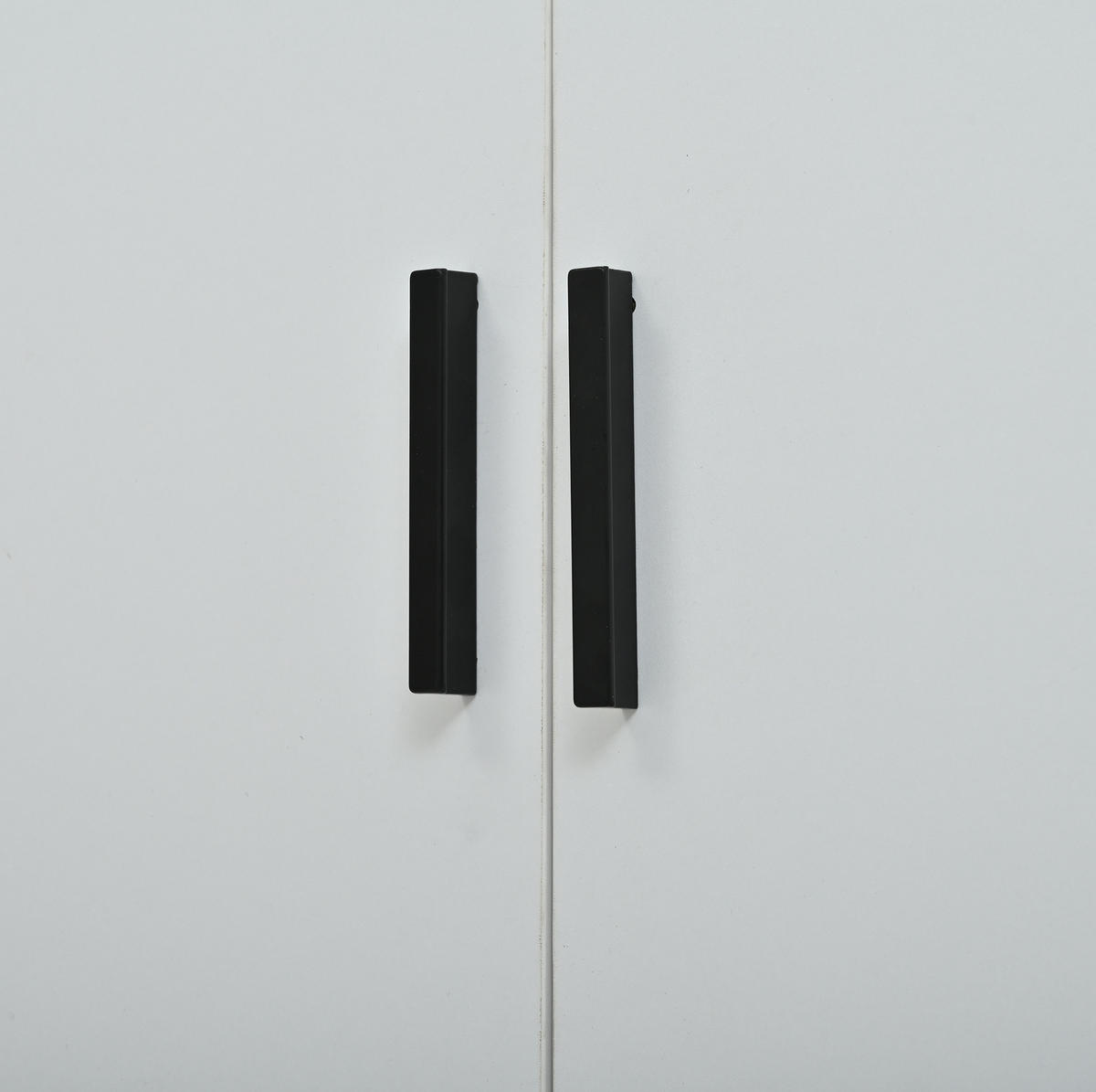 HIGHBOARD 120/32/200 cm in Weiß mit 6 Glastüren und LED-Beleuchtung - Weiß, Holzwerkstoff (120/200/32cm) - Flora Grace