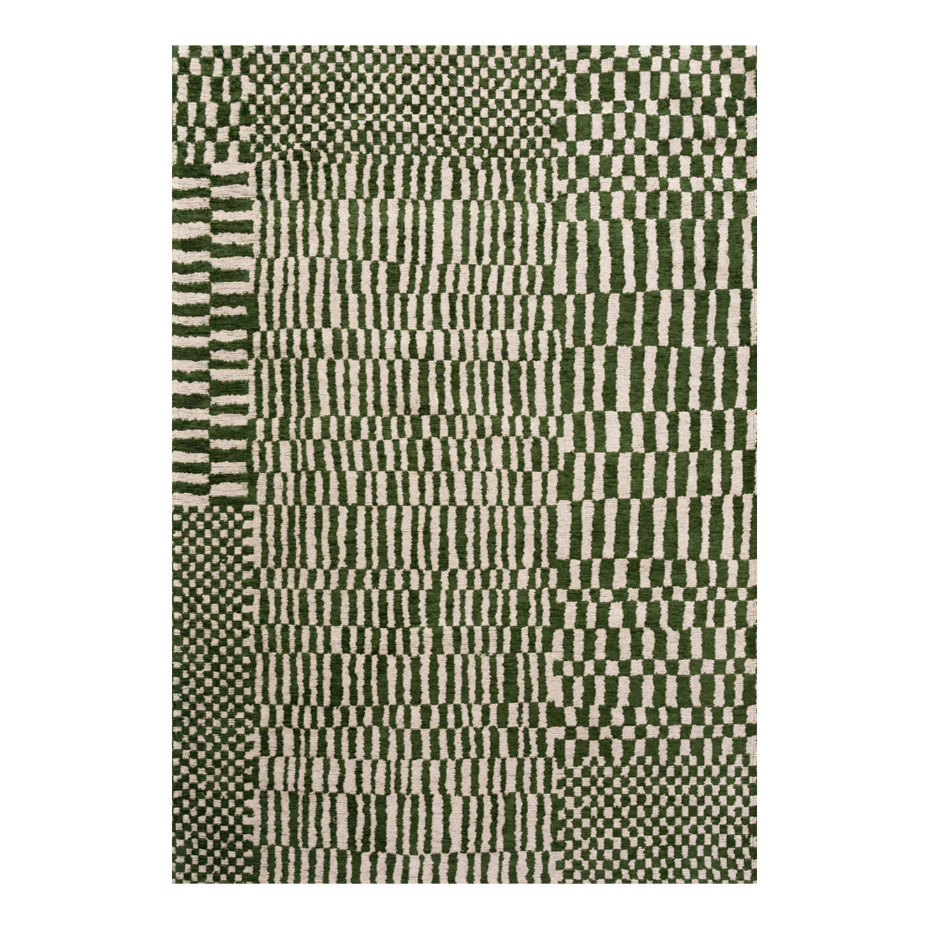 TEPPICH Oasis Berber 170/240 cm - Grün, Textil (170/240cm) - Louis De Poortere