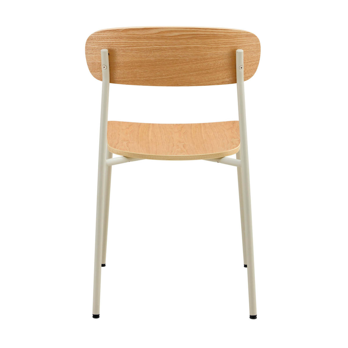 STÜHLE 2-tlg., Beige - Beige, Metall (46/78/52cm) - Oviala