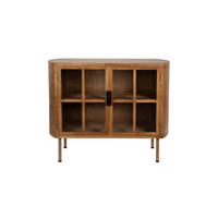 SIDEBOARD Yaz Low Tall - Braun, Holz (100/80/38cm) - Housecraft Living