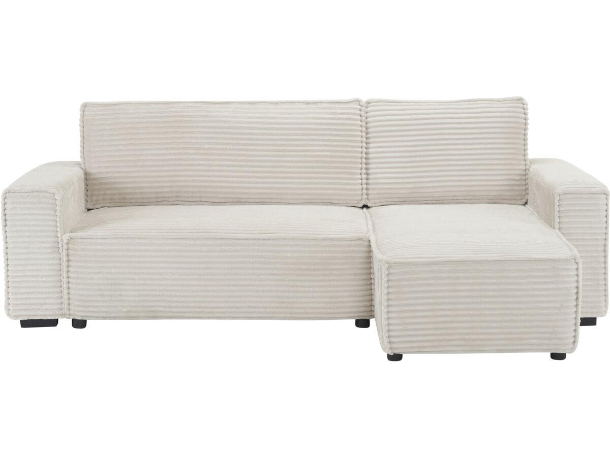 ECKSOFA opera beige - Beige, Textil (141/241cm) - Habitat Garten