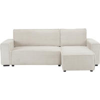 ECKSOFA opera beige - Beige, Textil (141/241cm) - Habitat Garten