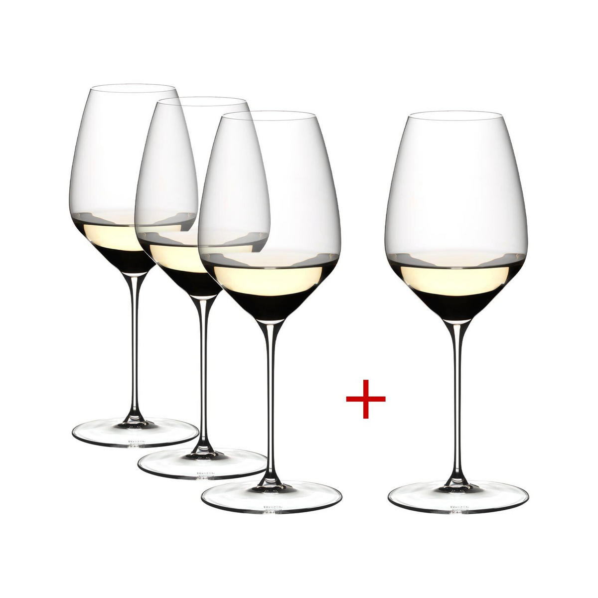 RIESLING WEINGLÄSER Veloce transparent 570 ml 4er Set - Transparent, Glas (0.57L) - Riedel