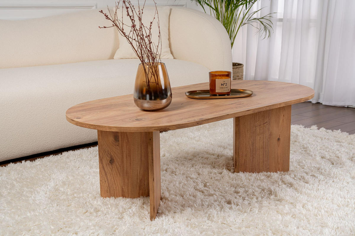 COUCHTISCH sable Braun - Braun, Holzwerkstoff (119/60/40cm) - Habitat Garten