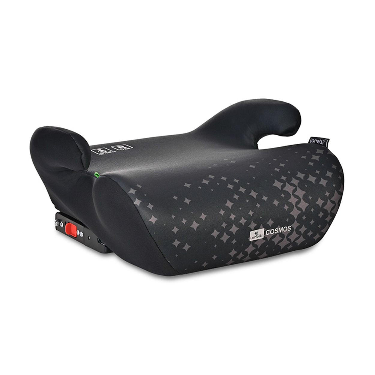 KINDERSITZ Cosmos i-Size schwarz (125-150cm) Isofix, Bezug, abnehmbar, Armlehne - Schwarz, Kunststoff (43/20/38cm) - Lorelli