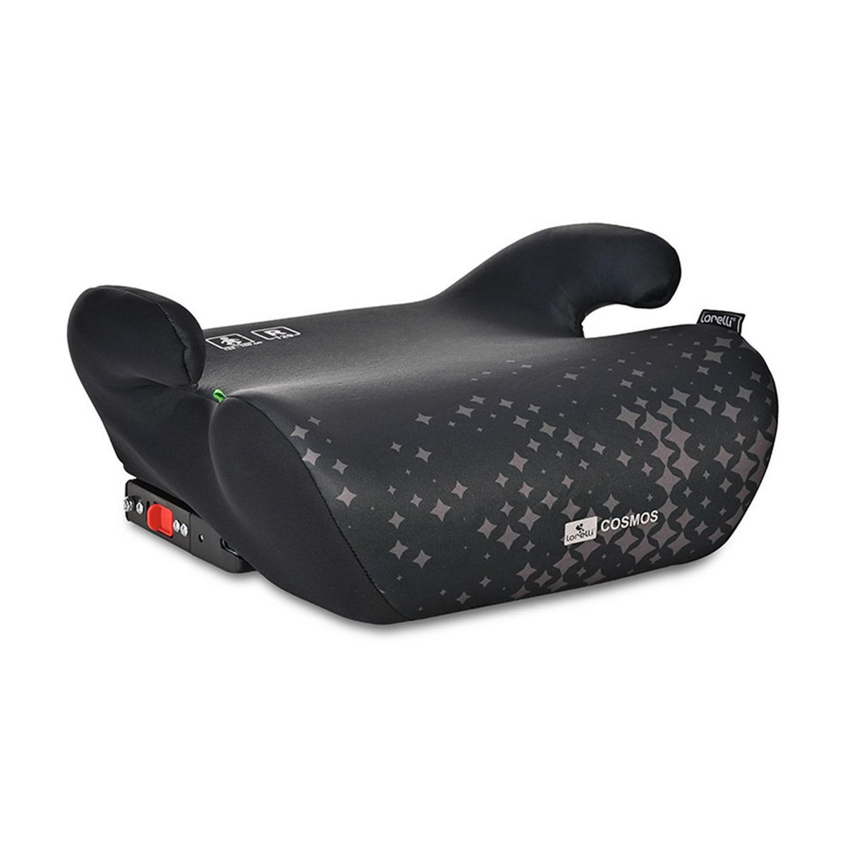 KINDERSITZ Cosmos i-Size schwarz (125-150cm) Isofix, Bezug, abnehmbar, Armlehne - Schwarz, Kunststoff (43/20/38cm) - Lorelli