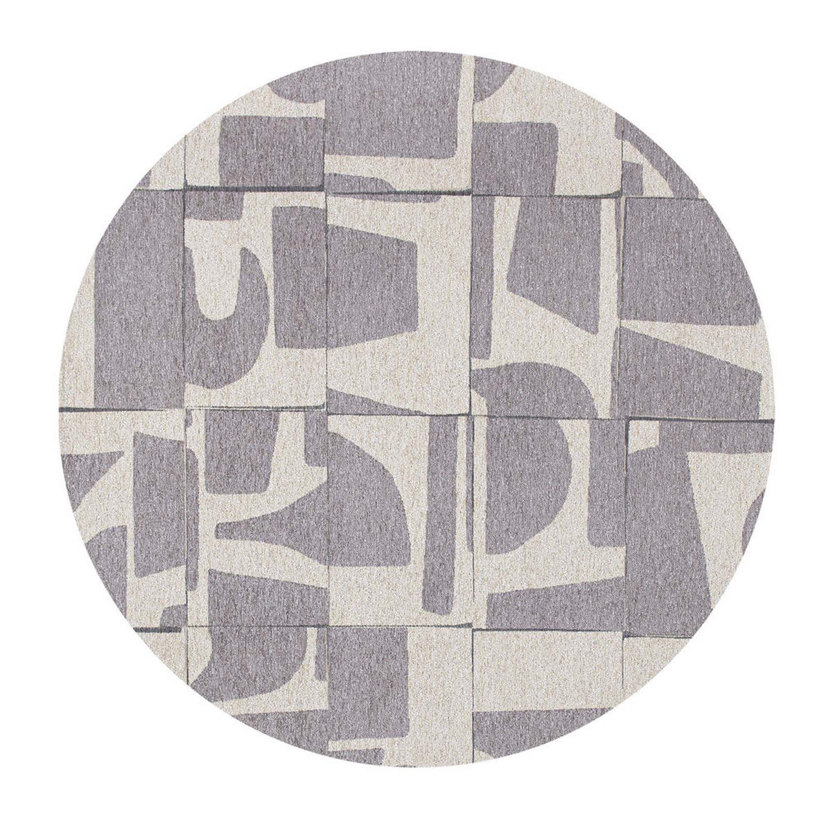 TEPPICH String Craft 240/240 cm - Grau, Textil (240/240cm) - Louis De Poortere