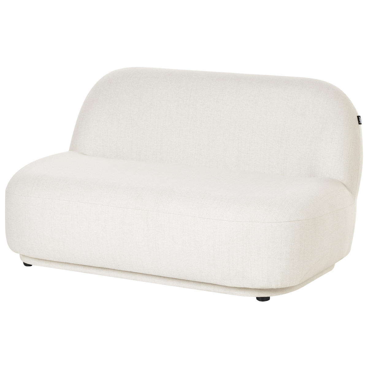 SOFA-SET 4-Sitzer Stoff Cremeweiß Lovberg - Creme, Textil (105/74/80cm) - Beliani