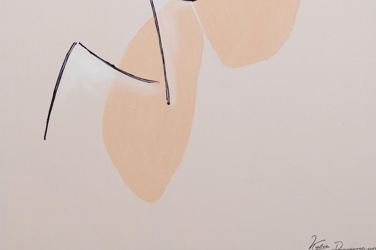 ACRYLBILD HANDGEMALT 60/90 cm - Pink, Holz/Textil (60/90cm) - KUNSTLOFT