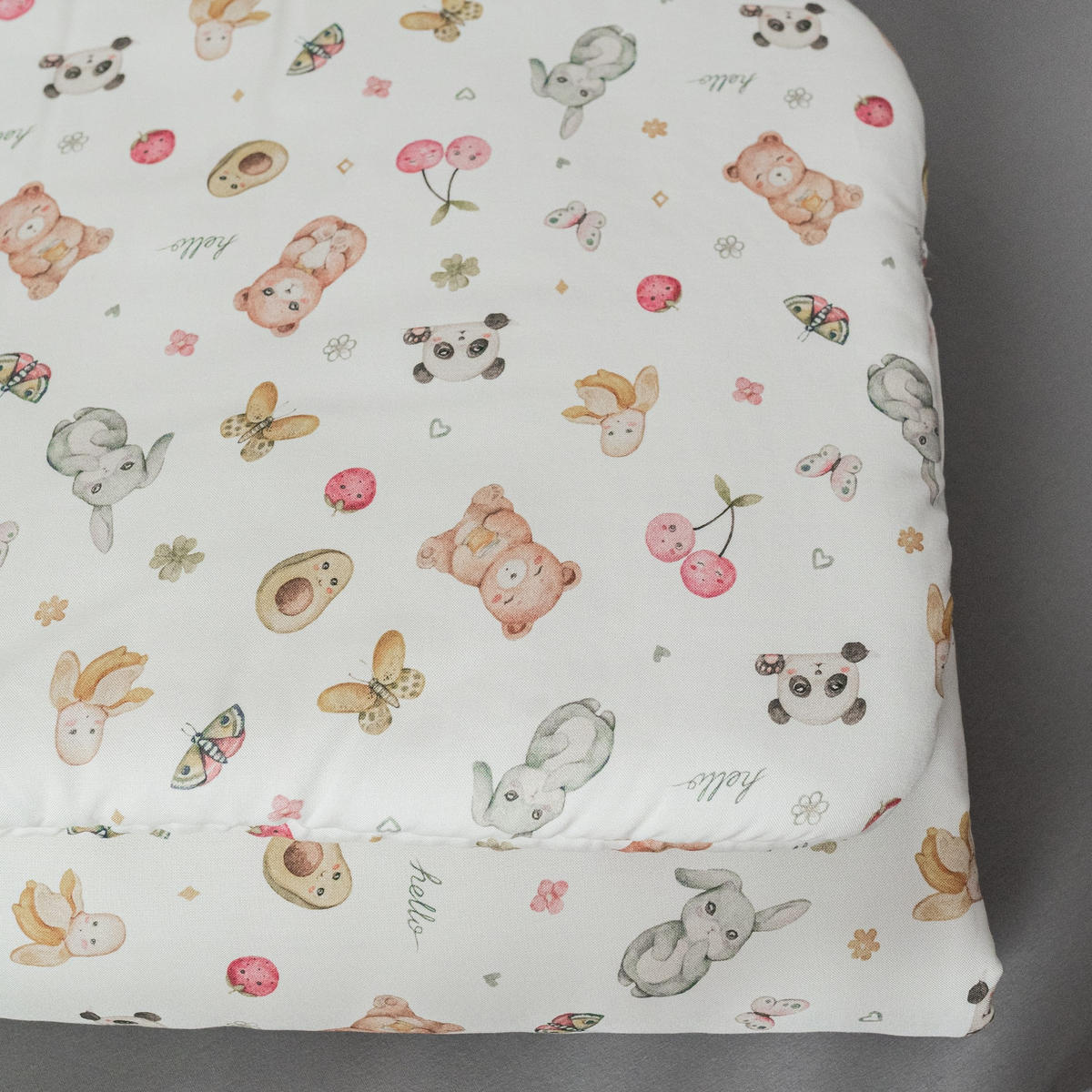 BAMBUSOVA posteljnina za dojenčke Candycute - bela, tekstil (75/75cm) - waldin