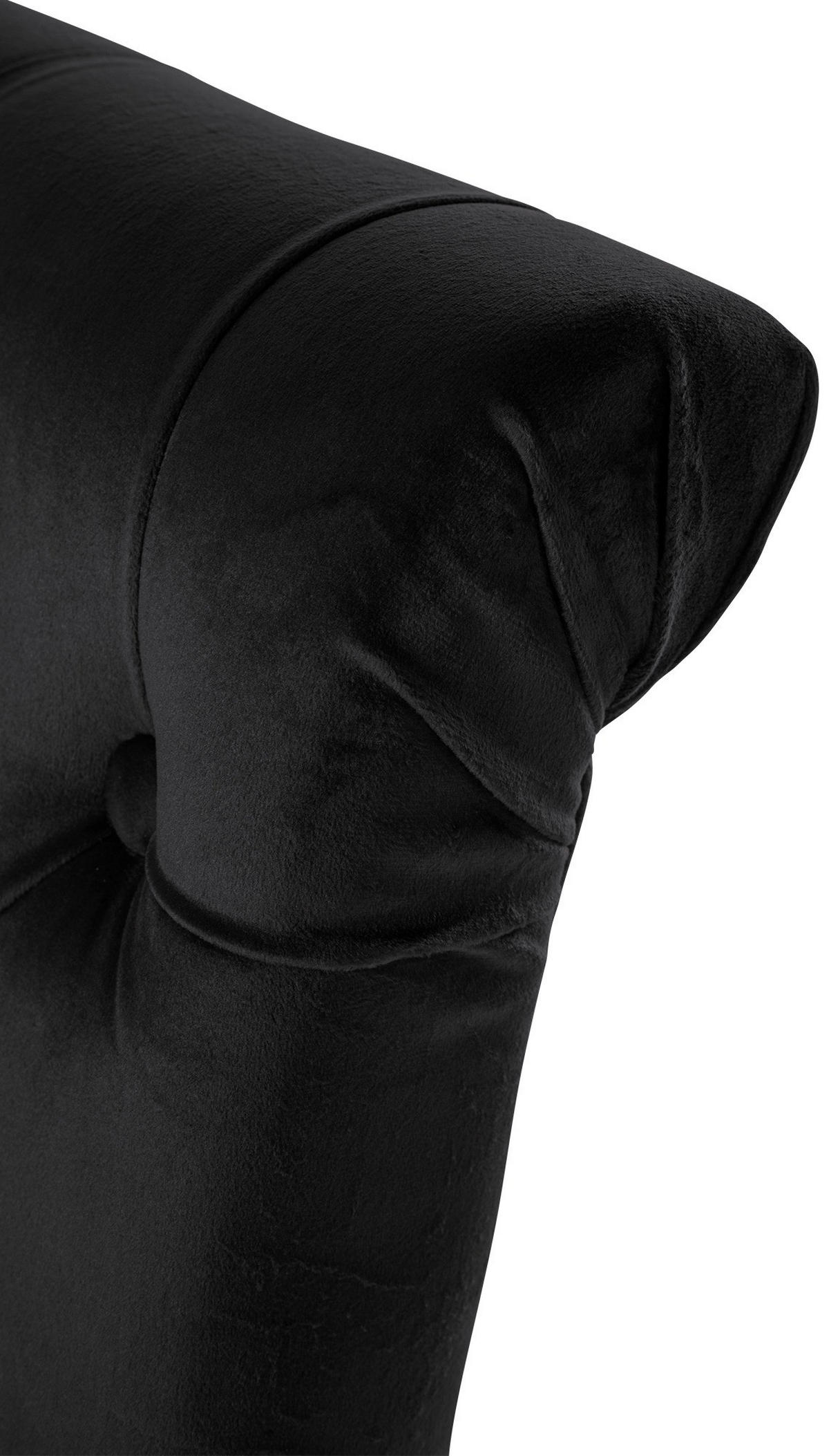 ESSZIMMERSTUHL Lisburn 98x45x63 cm schwarz - Schwarz, Textil (45/98/63cm) - furnicato