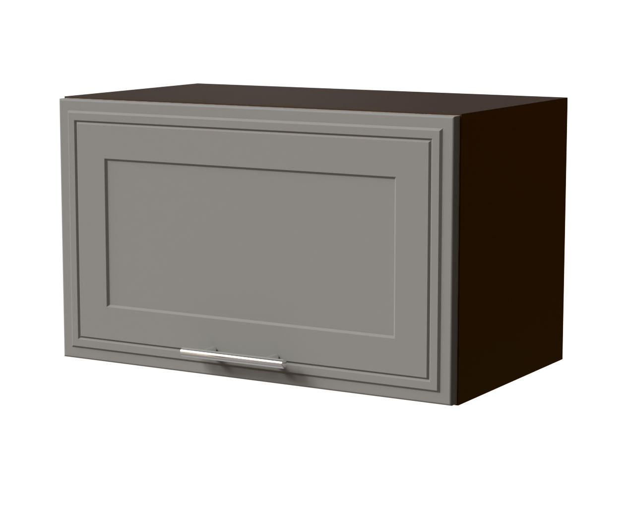 KLAPPHÄNGESCHRANK Salo W4B/60 Lava / Dust Grey Matt 60 / 32,5 / 36cm - Blum Aventos Klappenbeschlag - Dunkelgrau/Grau, Holz/Holzwerkstoff (60/36/32.5cm) - Feldmann-Wohnen