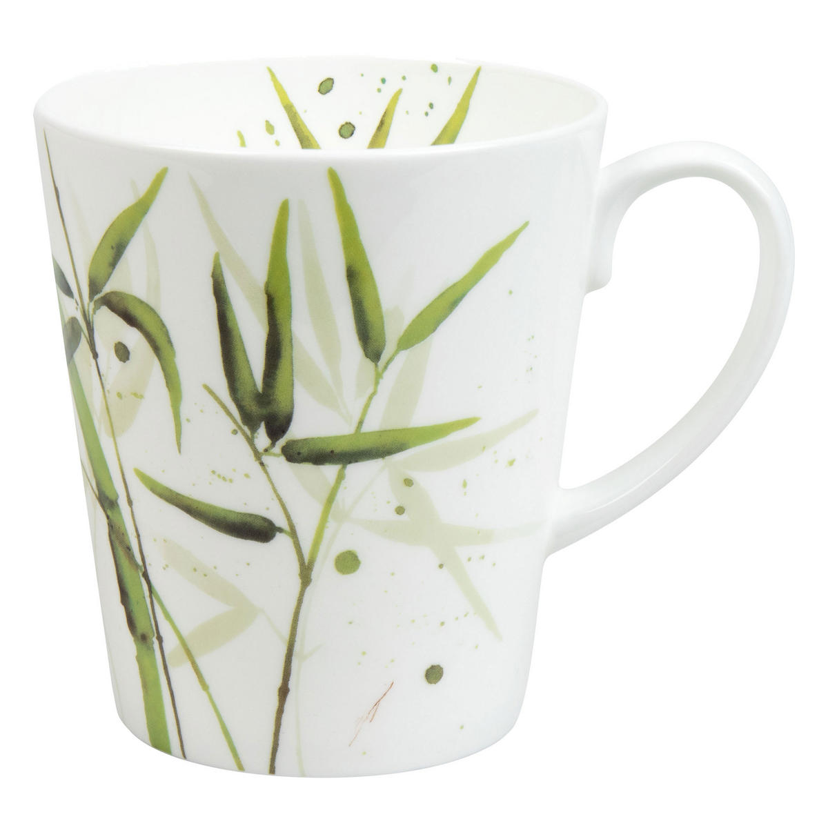 KAFFEEBECHER Wunderbar Bamboo, mit Geschenkbox - Naturfarben, Keramik (0.6L) - Könitz