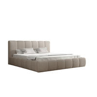 POLSTERBETT Giulia Freya Komplett - Taupe, Holzwerkstoff/Textil (200/200cm) - Fun Möbel