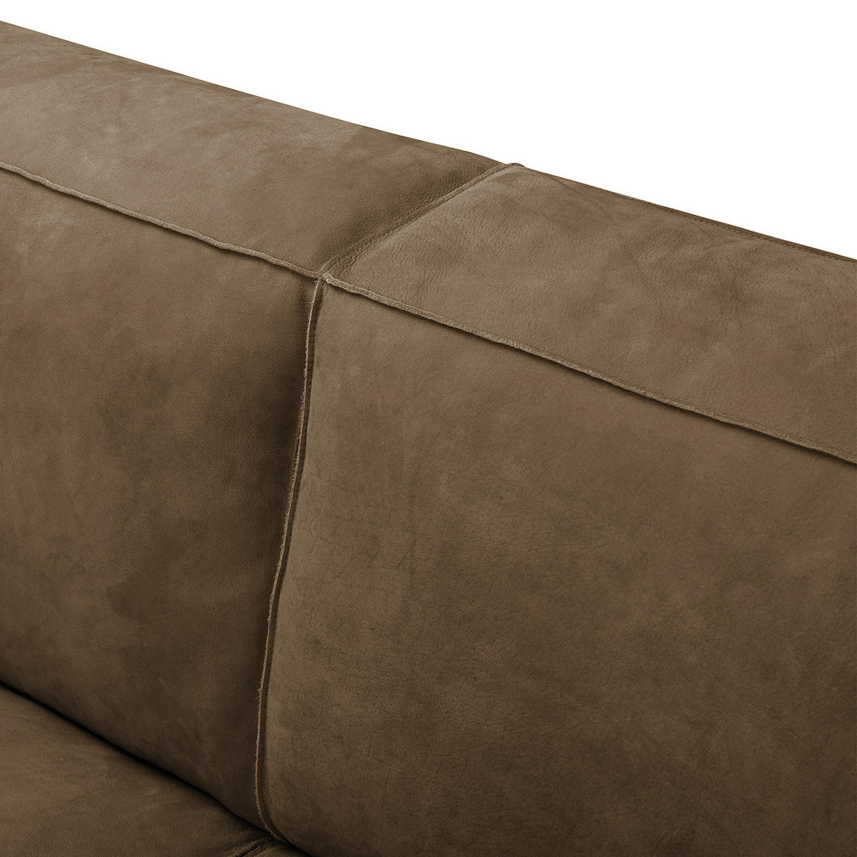 3-SITZER SOFA - Braun, Leder (240/75/96cm) - home24