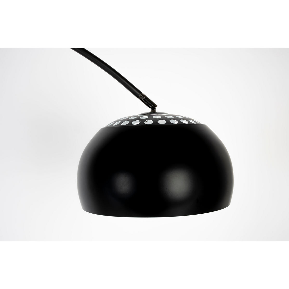 STEHLAMPE Metal Bow Schwarz - Schwarz, Metall (158/39/190cm) - Zuiver