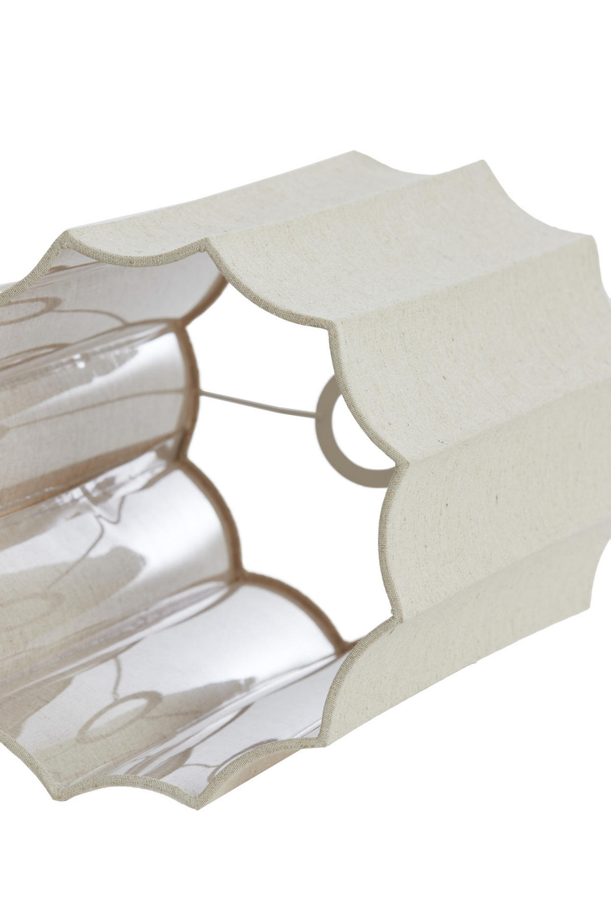 LAMPENSCHIRM Disli Braun Ø18/25 cm - Braun, Textil (18/18/25cm) - Light & Living