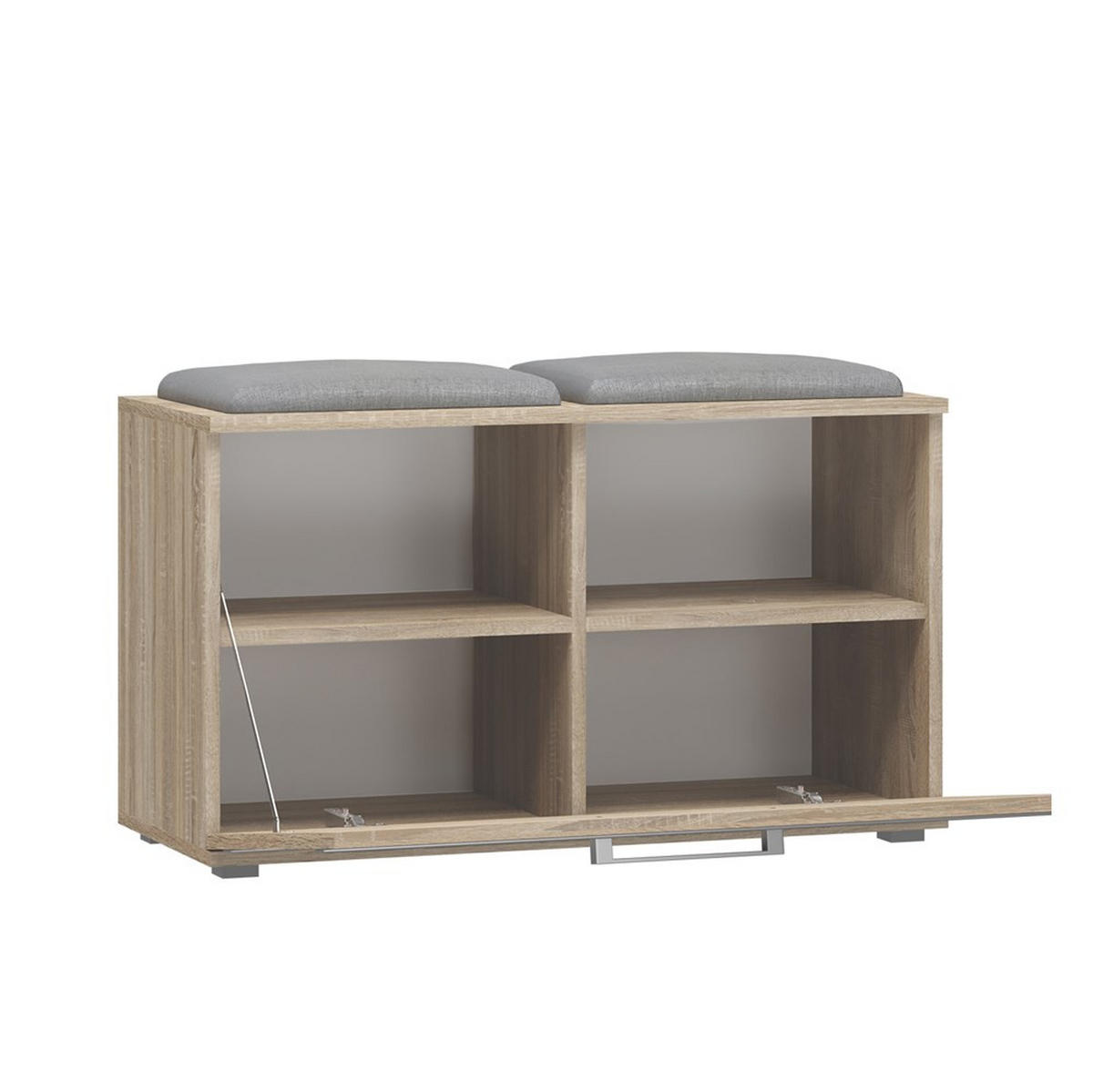 SCHUHSCHRANK Sonoma 85/45/35 - Sonoma Eiche, Holzwerkstoff (85/45/35cm) - RAUMHIRSCH FURNITURE