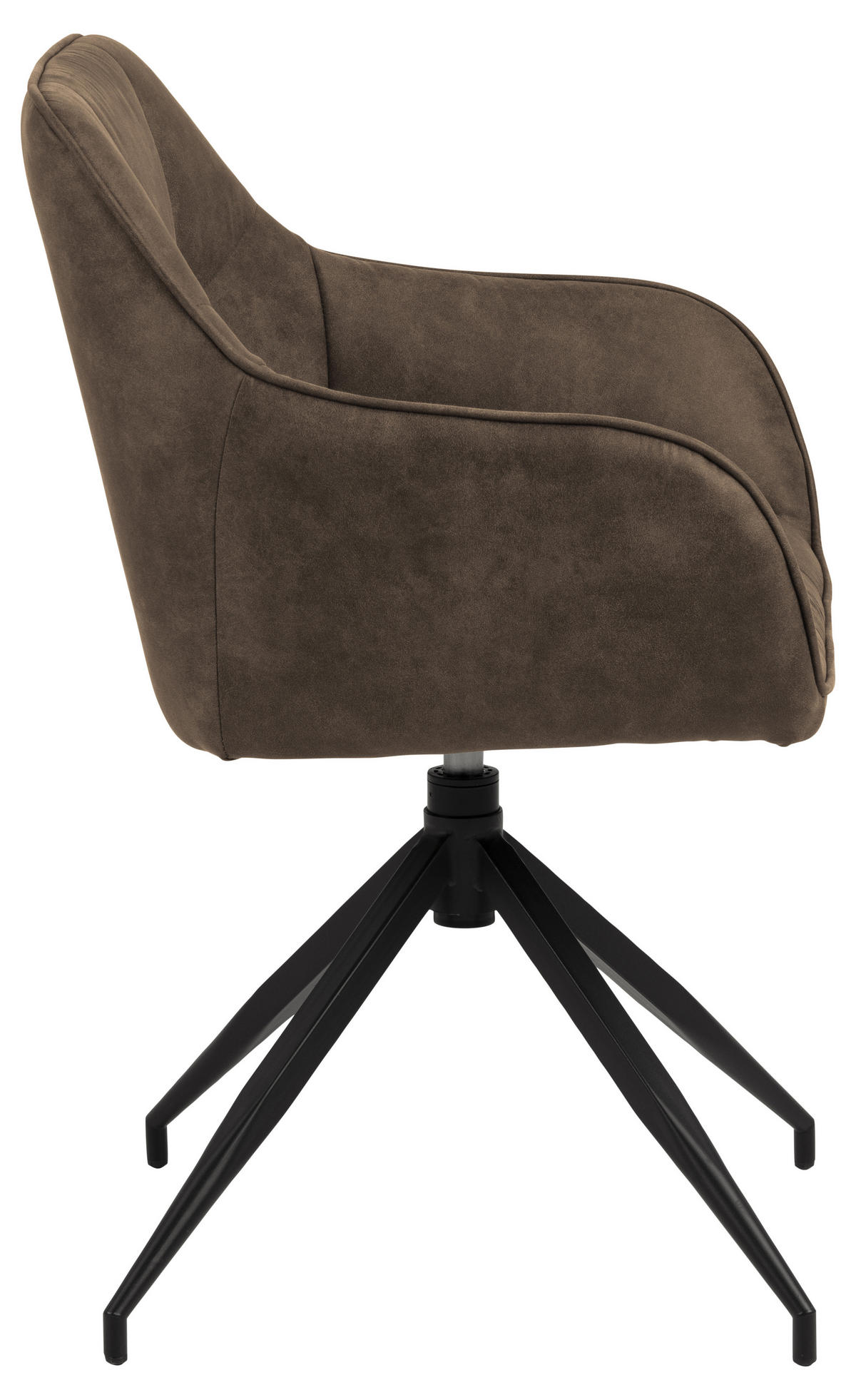 ARMLEHNSTUHL mit Drehfunktion braun - Braun, Holzwerkstoff (59/85/55cm) - ebuy24