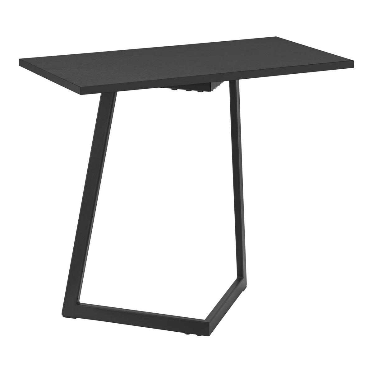 BEISTELLTISCH Kalundborg - Schwarz, Metall (30/60/55cm) - [en.casa]