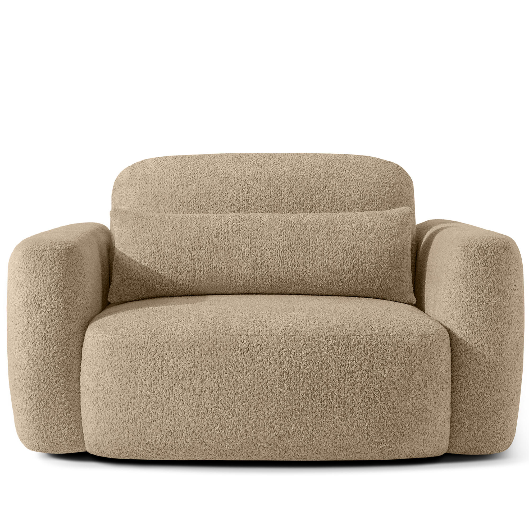 SESSEL ELOSA - Beige, Holz/Textil (145/85/115cm) - KONSIMO®