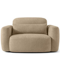 SESSEL ELOSA - Beige, Holz/Textil (145/85/115cm) - KONSIMO®