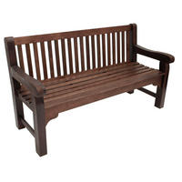 GARTENBANK Holzbank Bristal 3-Sitzer aus Eukalyptusholz - Braun, Holz (162/90/69cm) - TPFGarden