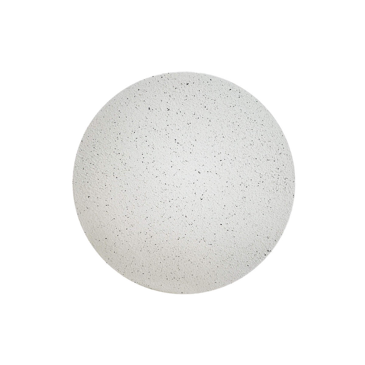 BEISTELLTISCH Weiß Schwarz 35/35/46 cm - Weiß, Stein (35/35/46cm) - Mobili Rebecca