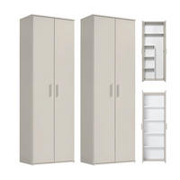 MEHRZWECKSCHRANK SET Der Allzweckwaffe - Kaschmir, Holzwerkstoff (60/180/34cm) - Mokebo