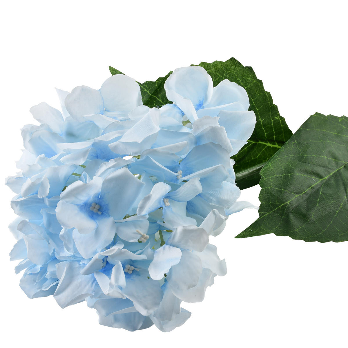 KUNSTBLUME Virdis Hortensia Blau 73/73/73 cm Kunstoff - Blau, Kunststoff (73cm) - Mondex