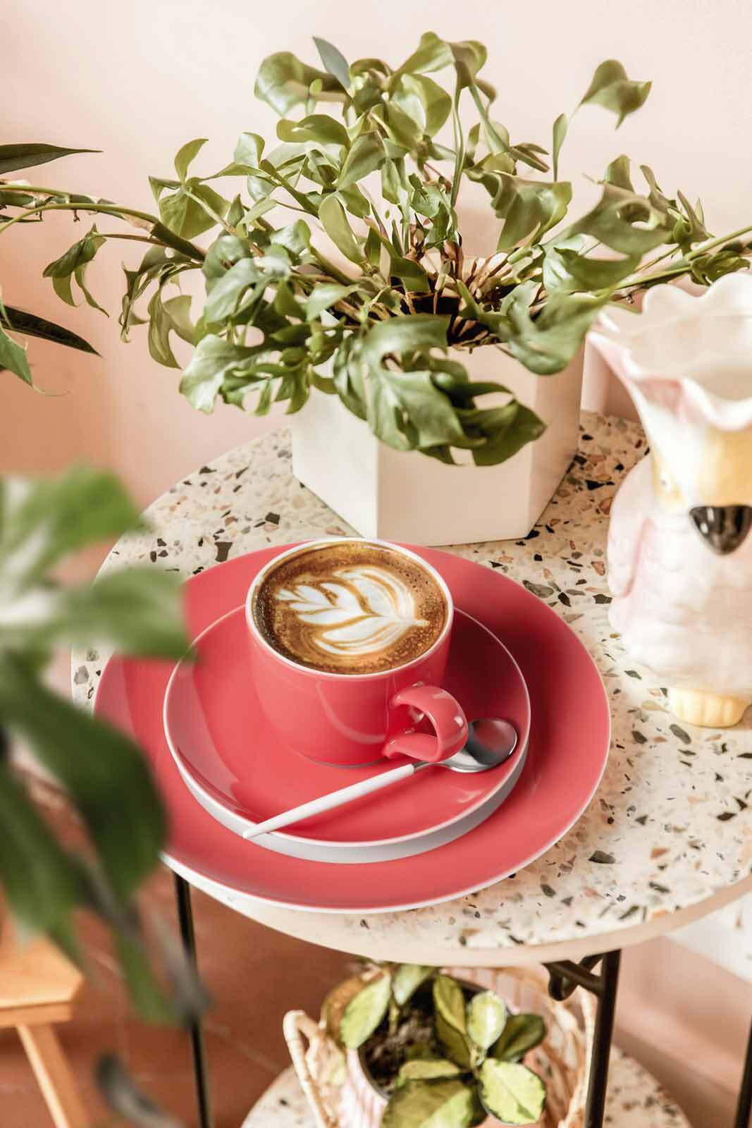 KAFFEETASSE Liberty Pure Colors Flamingo Red 260 ml - Rot, Keramik (0.26L) - Seltmann Weiden