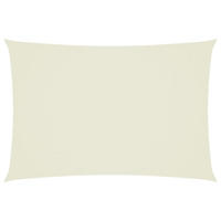 SONNENSEGEL Oxford-Gewebe Rechteckig 3x5 m Creme - Creme, Textil (500/300cm) - furnicato